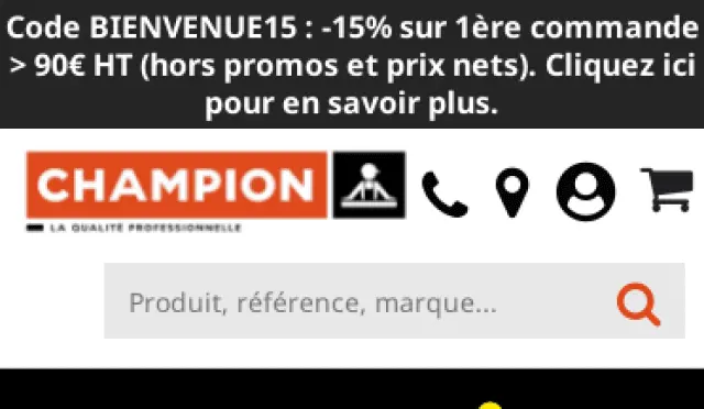 Aperçu Champion direct