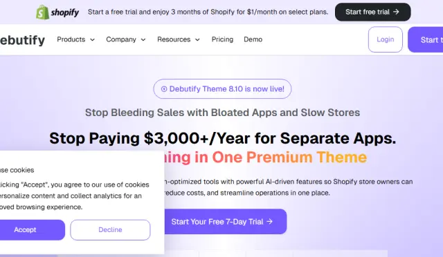 Aperçu Debutify