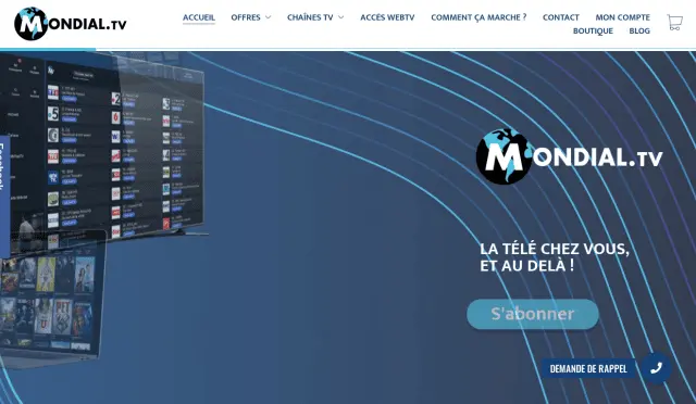 Aperçu Application Mondial TV - FR