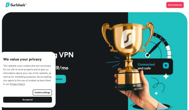 Aperçu Surfshark VPN