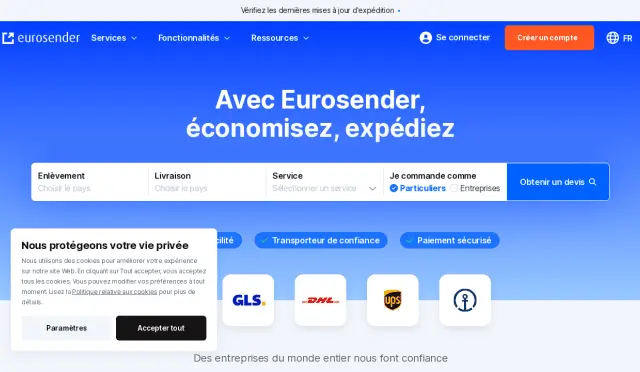 Aperçu Eurosender - FR