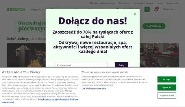 Aperçu GroupOn