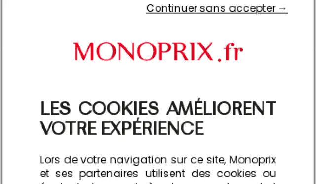 Aperçu Monoprix