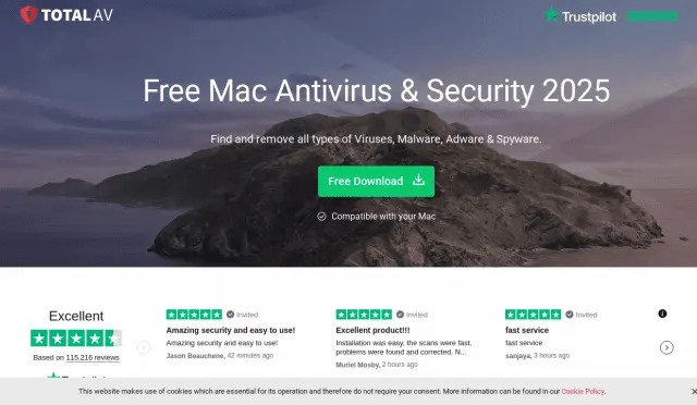 Aperçu TotalAV - MOB - iOS