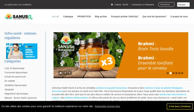 Aperçu SANUSq supplements - FR