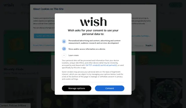 Aperçu Wish