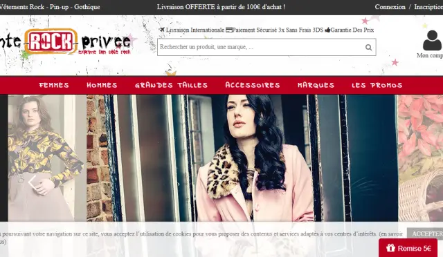 Aperçu Vente Rock Privée - FR