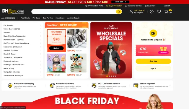 Aperçu DHgate