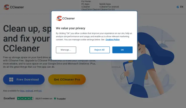 Aperçu CCleaner