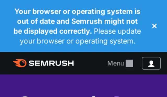Aperçu SemRush