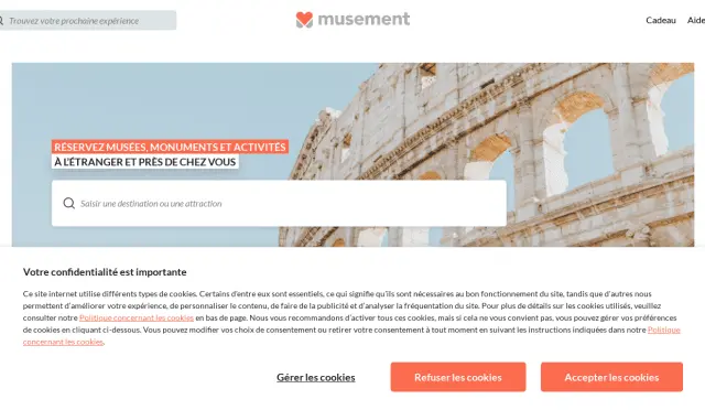 Aperçu Musement - FR