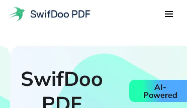 Aperçu SwifDoo PDF