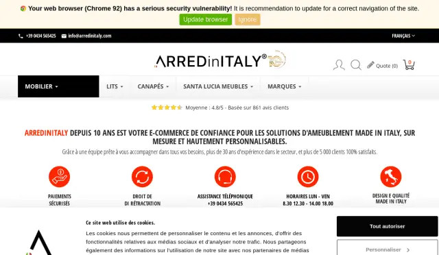 Aperçu Arred in Italy - FR