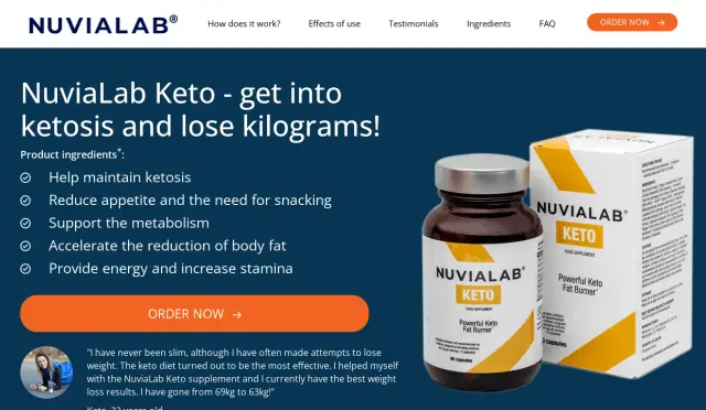 Aperçu NuviaLab Keto