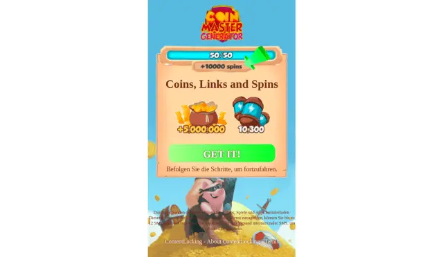 Aperçu Coin Master Generator - 2 Clicks - MOB