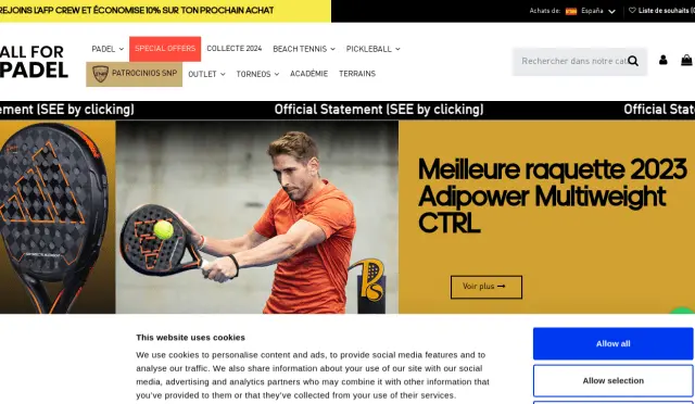 Aperçu adidas Padel - FR