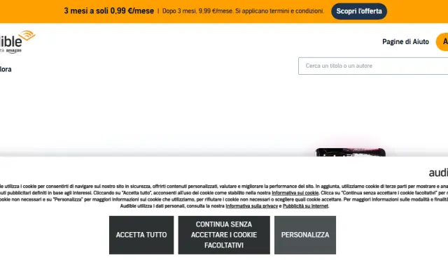 Aperçu Audible - DE, FR, ES, IT