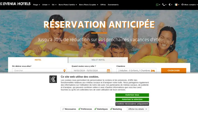 Aperçu Evenia Hotels - FR