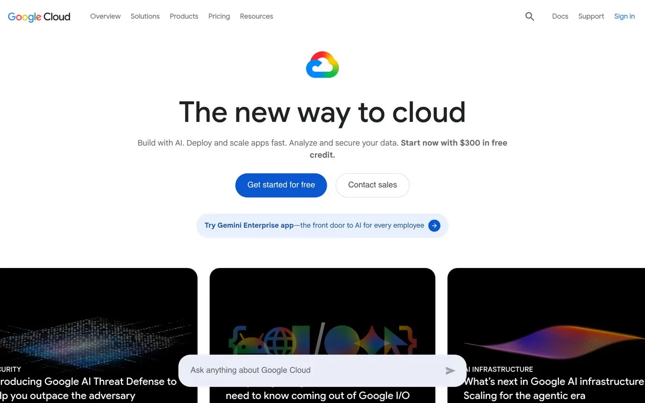 Aperçu Google Cloud Translation