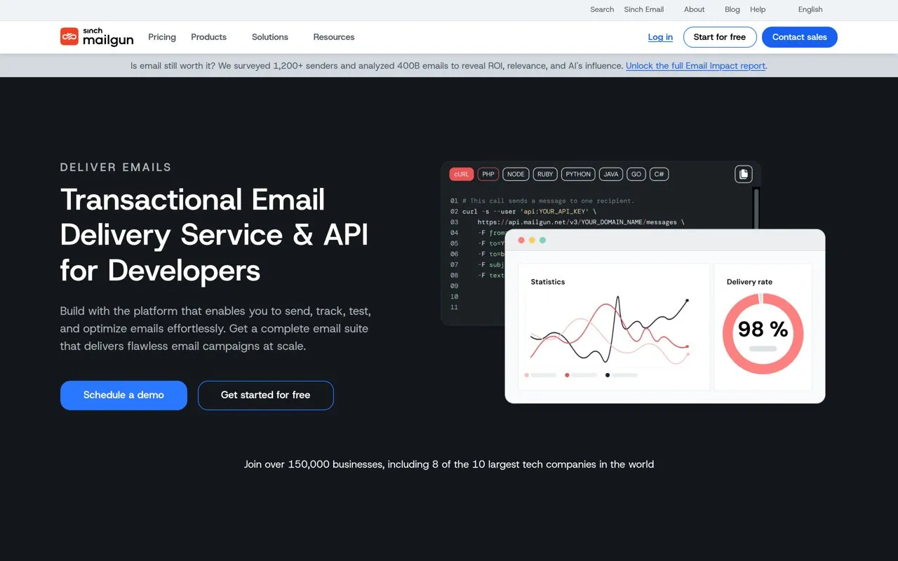 Aperçu Mailgun Email Validation