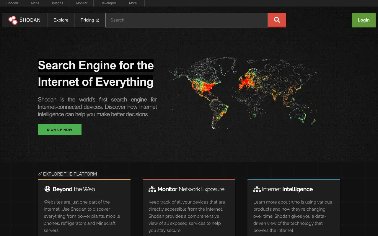 Aperçu Shodan