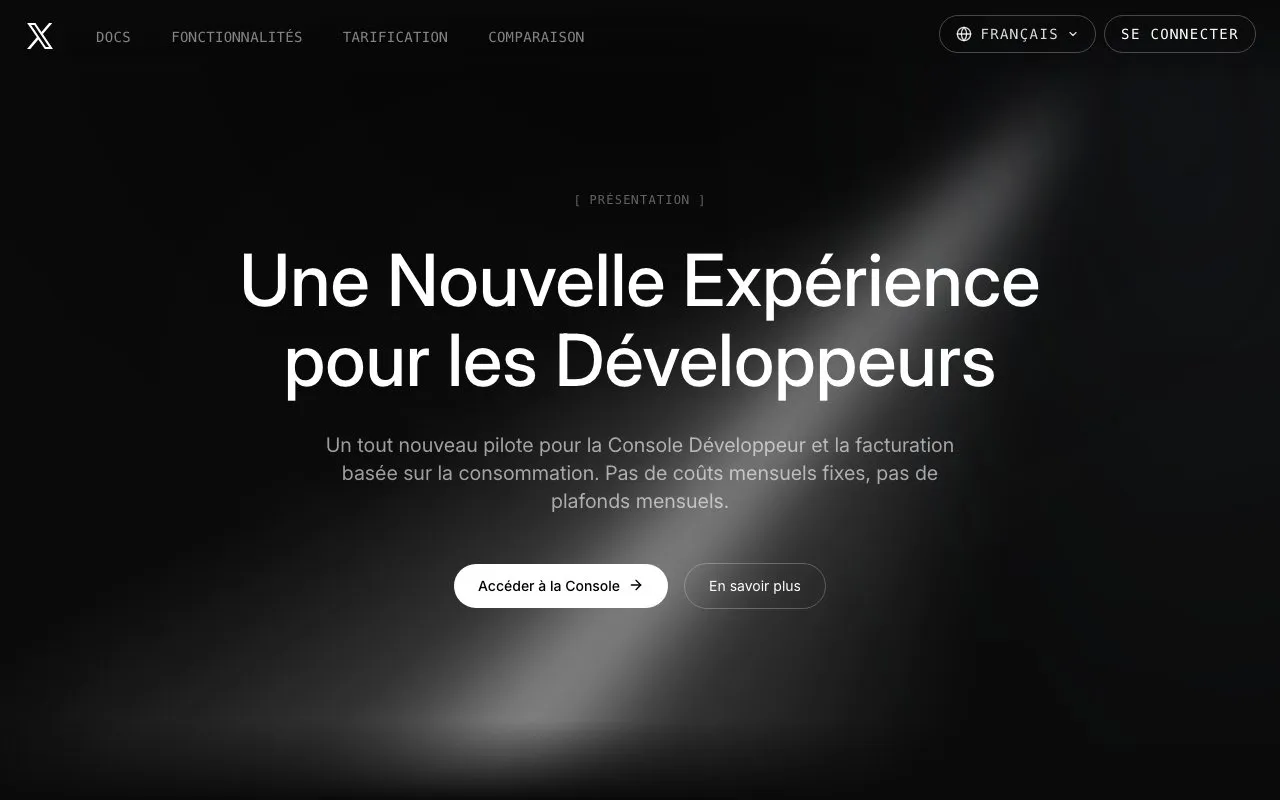 Aperçu X (Twitter) API