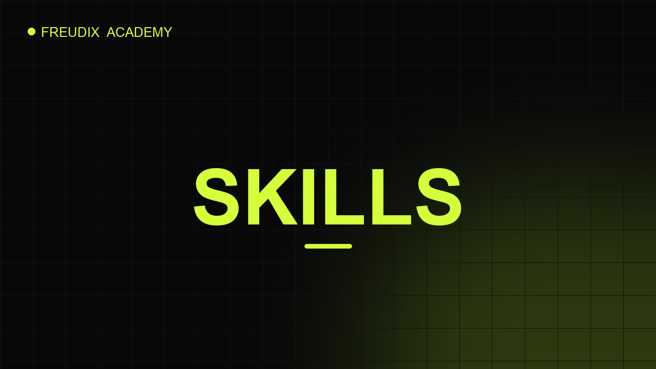 Aperçu Créer des Skills