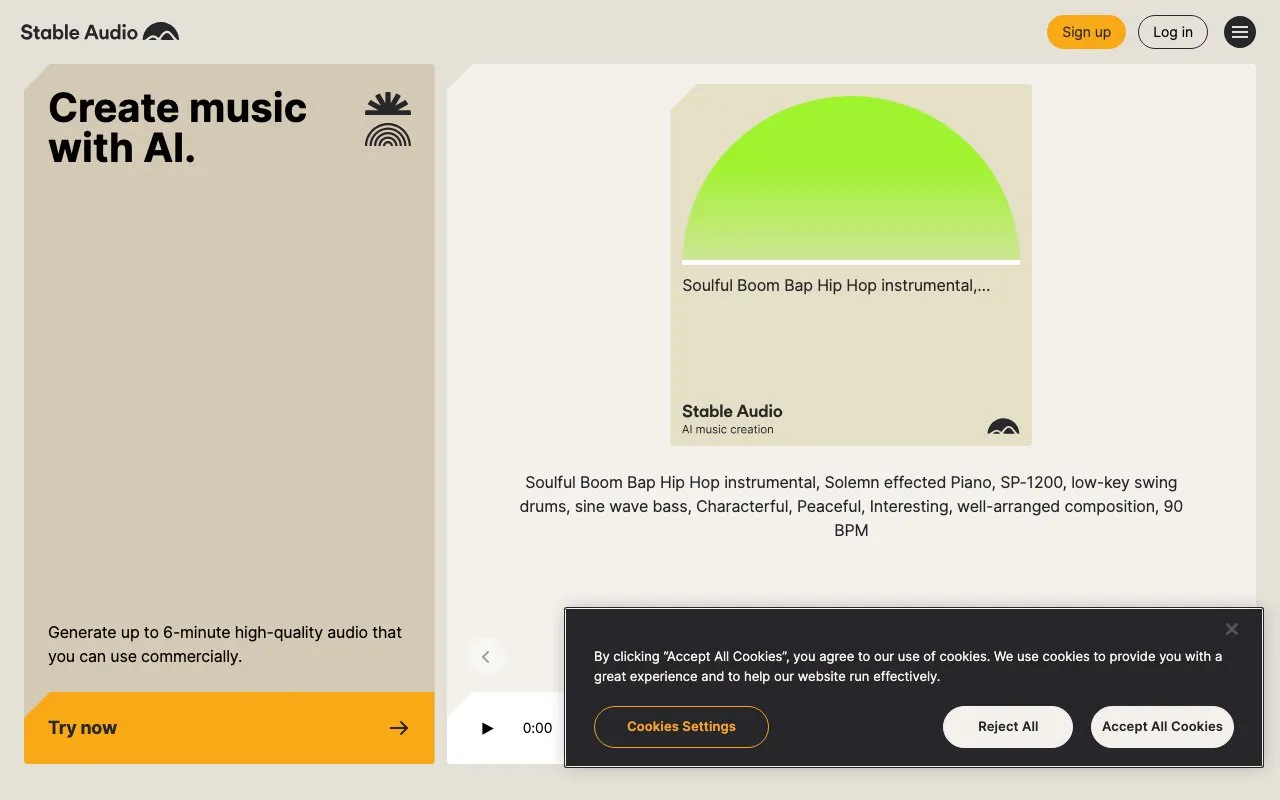Aperçu Stable Audio