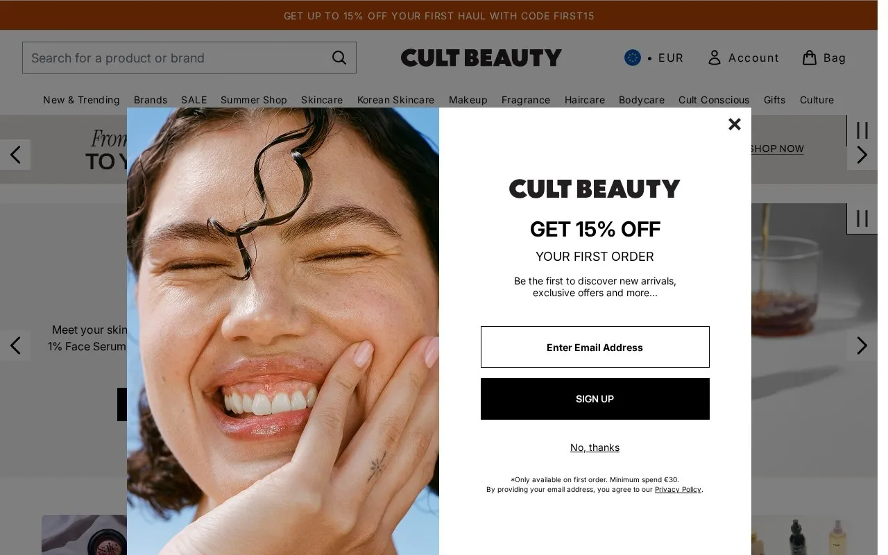 Aperçu Cult Beauty