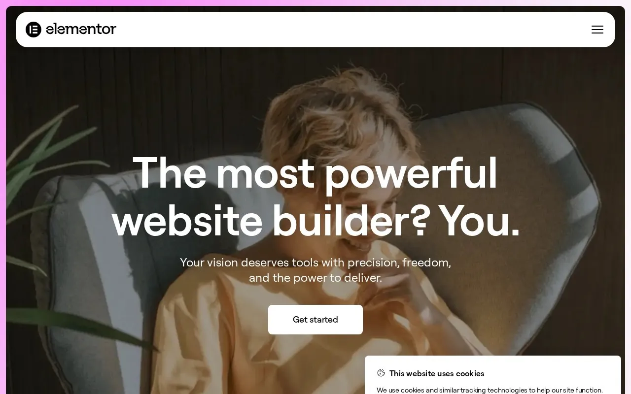 Aperçu du site Elementor