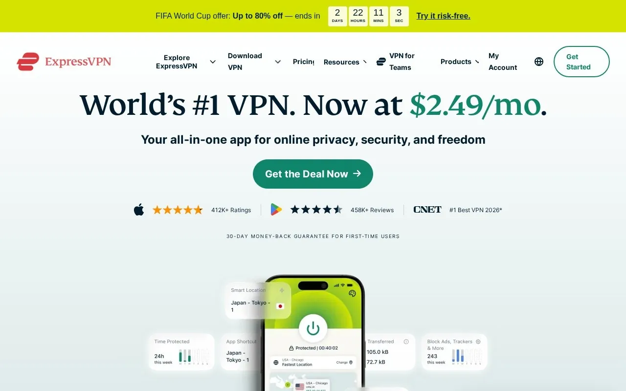 Aperçu ExpressVPN