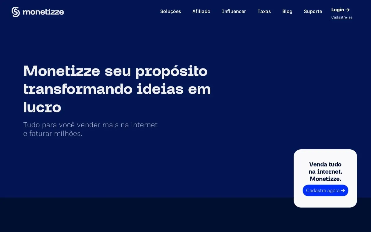 Aperçu Monetizze