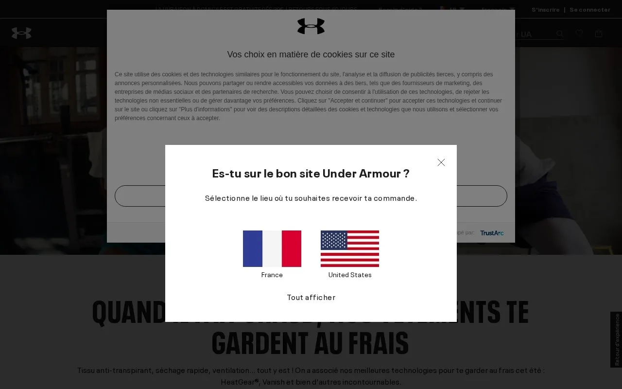 Aperçu Under Armour